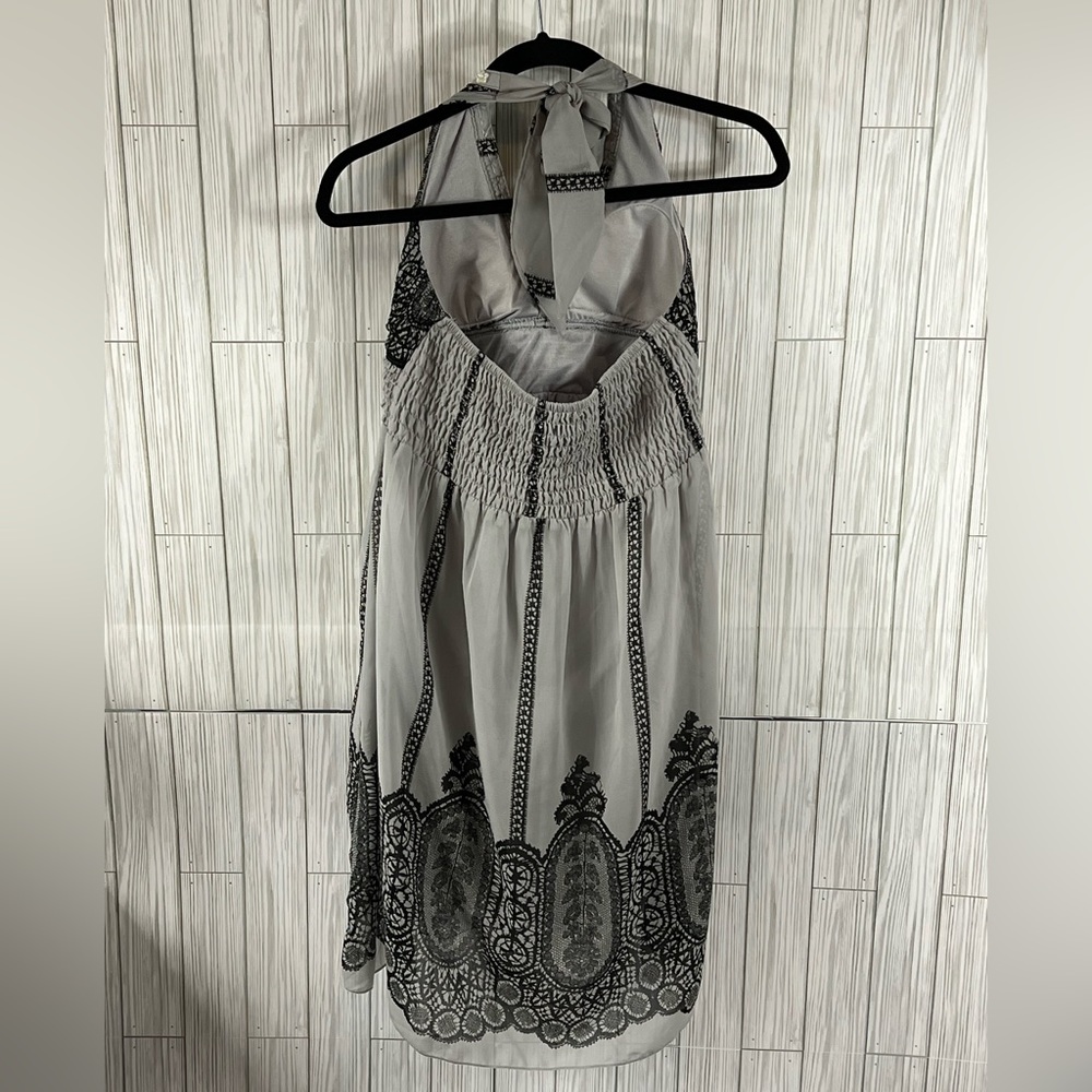 Club L Gray Dress V-Neck - Picture 4 of 8
